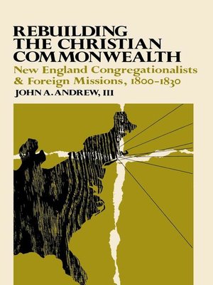 cover image of Rebuilding the Christian Commonwealth